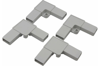 Уголок соединительный для профиля москитной сетки 4 шт арт У1-0489 Левша