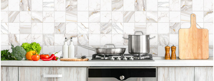 Панель ПВХ декоративная каф. плитка Тиберио 485х960