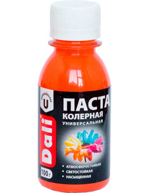 Колеровочная паста Dali персик 0,1 кг
