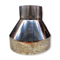 Насадка Верхн. дымоходная. d.150/250мм AISI304/430-0,5/0,5мм.