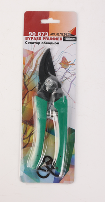 Секатор 18х5cm сталь, ручки РР LS9929C