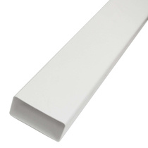 Воздуховод прямоугольный Эковент-612ВП ПВХ, 60x120х500 мм