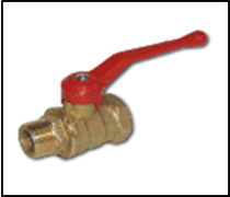 Кран шаровой DN 15 PN1,6 МПа 11Б27п7, м-ц арт.ZW10006