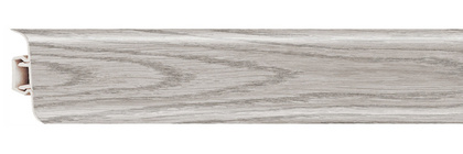 Плинтус напольный ПВХ Сосна серебр 56мм 2,5м 195 Rico Leo