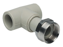 Тройник PPR-3 для труб с накидной гайкой 1/2 D16 мм