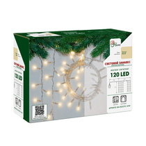 Электрогирлянда Световой занавес, 2х1м, теплый белый, арт. BH-HO2701-WW