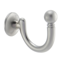 Крючок мебельный однорожковый KERRONKR 0150 SC, матовый хром