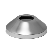 Чашка декоративная (отражатель) 1/2 (70х20х22мм) конус. (хром)