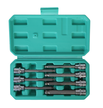 Набор головок 3/8 110мм HEX шар. наконеч 7шт 3-10 Sturm! 1045-18-B7-110