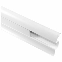 Плинтус напольный ПВХ Technical белый 60мм 2,5м