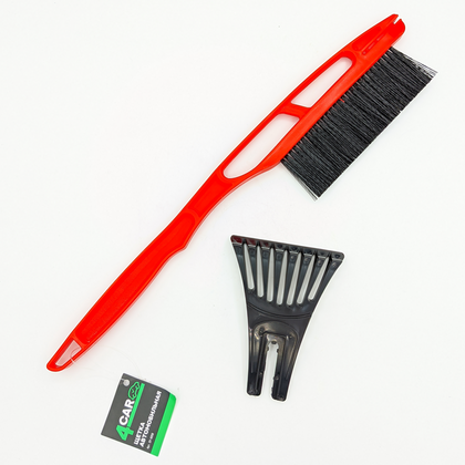 Щетка автомобильная со скребком 4CAR, 53,5х10см SY-X058