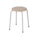Табурет круглый Пенек легкий 180 с ЛДСП, серый, цвет сиденья бежевый (v.000 с ЛДСП)