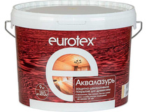 Защитно-декоративный состав Eurotex Аква (9кг, белый)