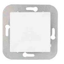 INA бел. Выключатель 1-кл. прох. С6 10-553 (без рамки), ОККО