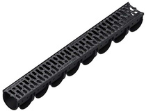 Лоток водоотводный S'park ЛВ-10.14.10-ПП пл. с реш. чуг. 088203