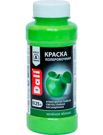 Колеровочная краска DALI Зеленое яблоко 0.25 л