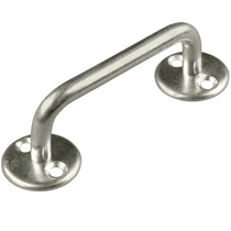 Ручка–скоба РС 80-2, белый цинк