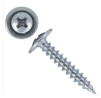 Шуруп по мет. усиленный 4,2х19 п/шайба острый 75шт оцинк. PROFFIX