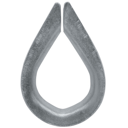 Коуш для стальных канатов Suzhou Hongly Hardware DIN 6899 8 мм 2 шт