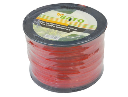 Леска для триммера SATO TECHNO 3LB 2,4мм 349м звездочка