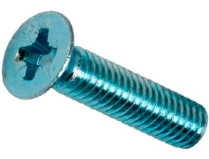 Винт DIN 965 с потайной головкой 8,0x80 оцинкованный, 10 штук