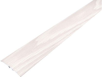 Порог алюм. п/кругл 40мм/0,9м ясень серый (скрытое крепление), DOMOLETTI