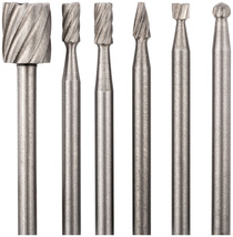 Шарошки стальные по металлу 6шт. FIT 36477