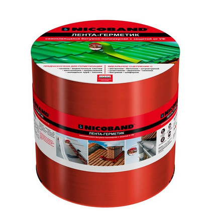 Лента самоклеящаяся NICOBAND 10 мх300х1,5 мм, коричневый