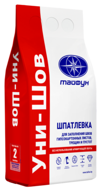 Шпатлевка гипсовая Тайфун Мастер Уни Шов 5 кг