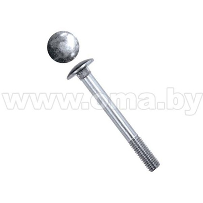 Болт мебельный  M8х 80 оцинк.DIN 603