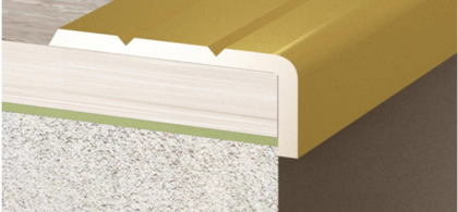 Угол д/ступеней 24мм/10мм/0,9м золото матовое, DOMOLETTI