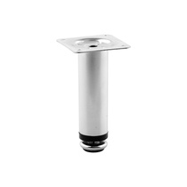 Опора мебельная Lemax profN0010-120 SC регулируемая малая, 120 мм, матoвый xрoм