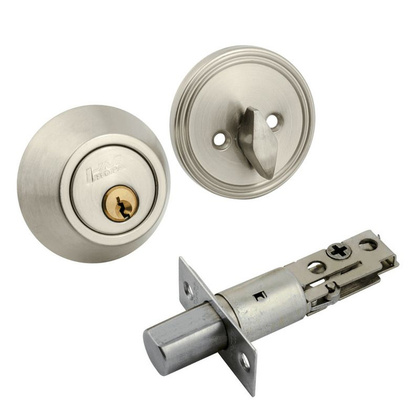 Замок врезной D1 (кл./фикс.) мат.никель NORA-M