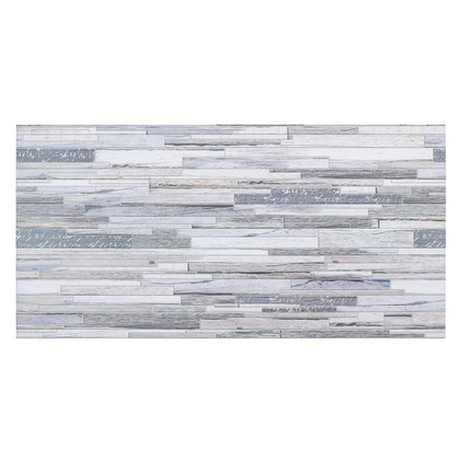 Панель ПВХ декоративная вертикаль Снежная 485х960