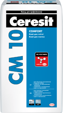 Клей для плитки Ceresit CM 10 Comfort 25 кг