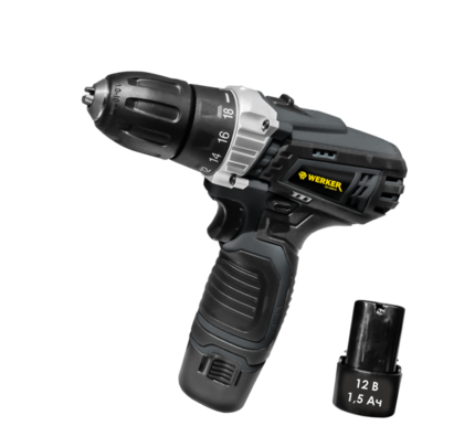 Дрель-шуруповерт Werker CD 1202 Li с 2-мя АКБ