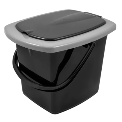 Ведро- туалет 16л черный