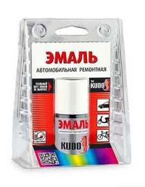 Эмаль автомобильная KUDO черный 601 с кисточкой 15мл