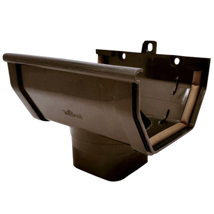 Воронка желоба центральная 67/80, MUROL U110, UOB коричневый