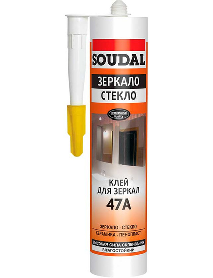 Клей для зеркал SOUDAL 47A бежевый 280мл