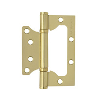 Петля дв. 100 универс.накладн.без врезки мат.латунь без колп. (2шт) NORA-M