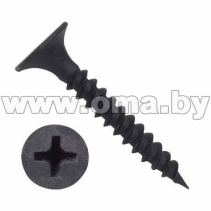 Шуруп по г/к 3,5х 35 мелк. рез. окс.